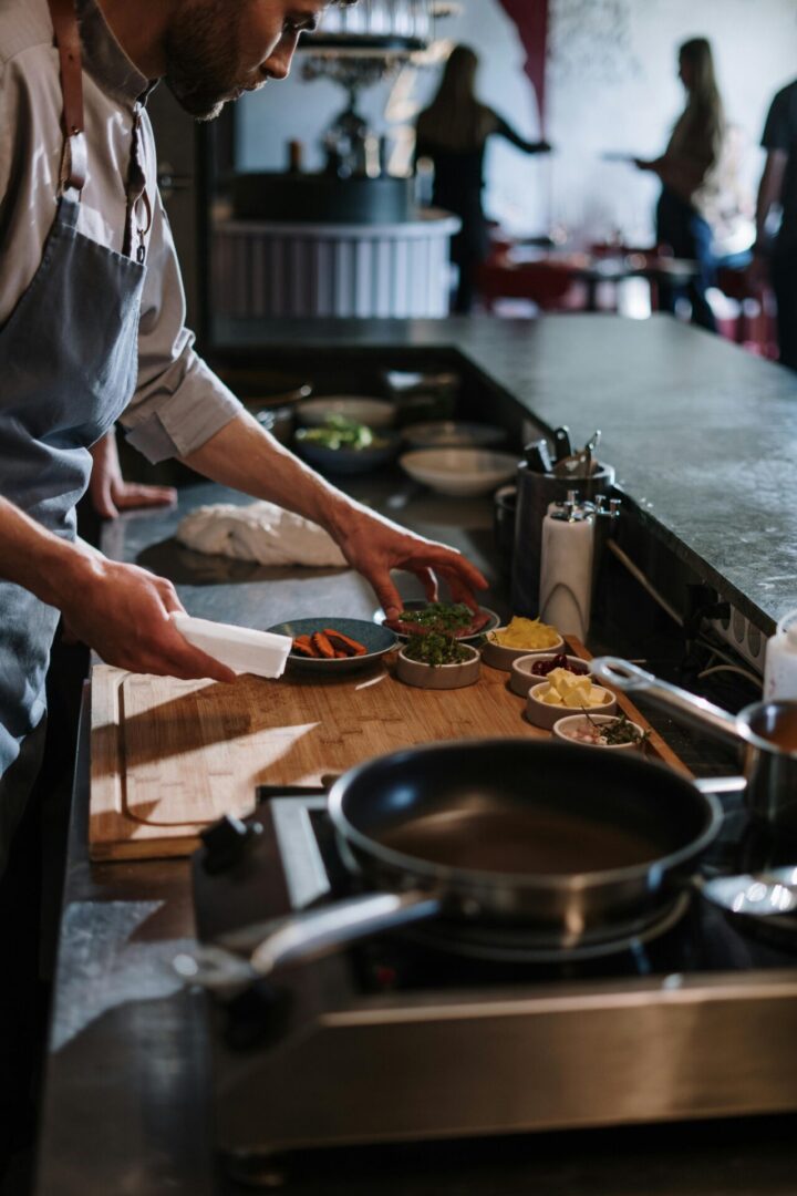 Corporate catering spread with fresh gourmet meals prepared for Silicon Valley office lunch delivery