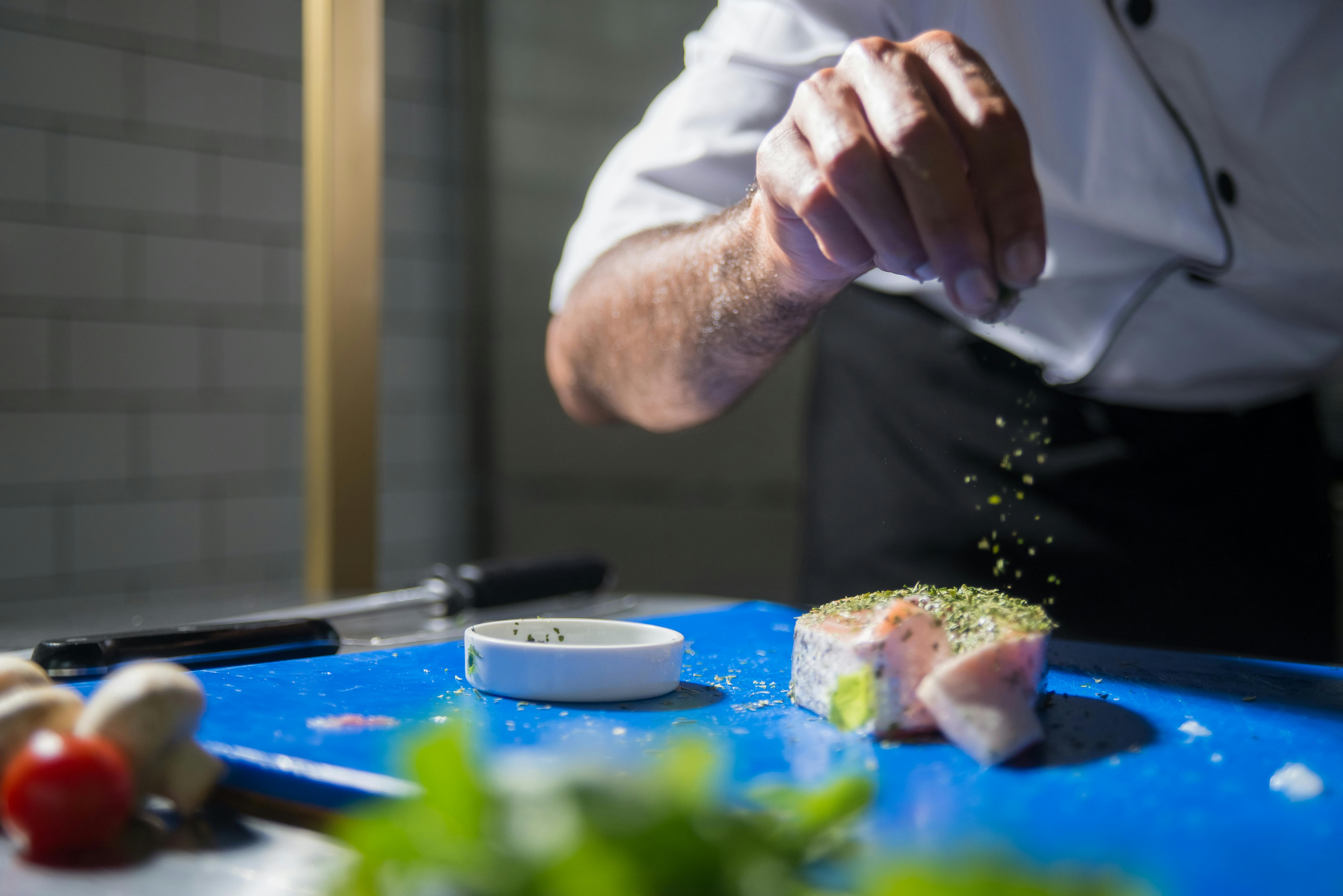 Professional corporate event catering service setup in Sunnyvale office